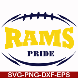 los angeles rams, svg, png, dxf, eps file nfl000021