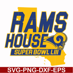 los angeles rams, svg, png, dxf, eps file nfl000023