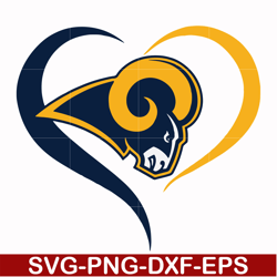 los angeles rams, svg, png, dxf, eps file nfl000026