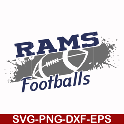 los angeles rams, svg, png, dxf, eps file nfl000030
