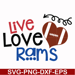 los angeles rams, svg, png, dxf, eps file nfl000031