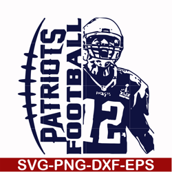 new england patriots, svg, png, dxf, eps file nfl000060