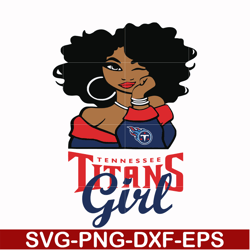 tennessee titans girl, svg, png, dxf, eps file nfl000075