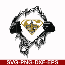 saints superman, svg, png, dxf, eps file nfl000078