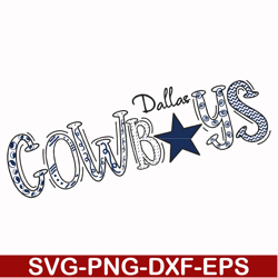 dallas cowboys, svg, png, dxf, eps file nfl000091
