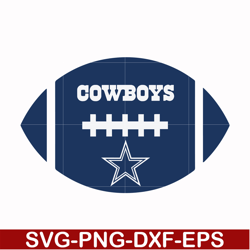 dallas cowboys ball svg, cowboys ball, nfl svg, png, dxf, eps digital file nfl05102018l