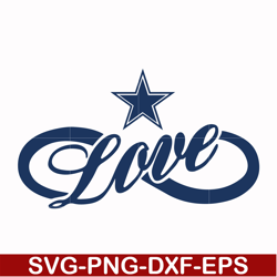 love dallas cowboys svg, cowboys svg, nfl svg, png, dxf, eps digital file nfl05102020l