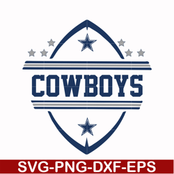 dallas cowboys ball svg, cowboys ball, nfl svg, png, dxf, eps digital file nfl05102029l