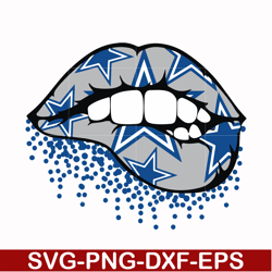 dallas cowboys lip svg, cowboys svg, nfl svg, png, dxf, eps digital file nfl0510209l