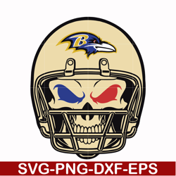 baltimore ravens skull svg, baltimore ravens svg, ravens svg, skull svg, sport svg, nfl svg, png, dxf, eps digital file