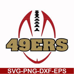san francisco 49ers svg, 49ers svg, nfl svg, png, dxf, eps digital file nfl0710202024l