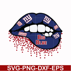 new york giants lip svg, giants lip svg, nfl svg, png, dxf, eps digital file nfl25102017l