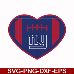 new york giants heart svg, giants heart svg, nfl svg, png, dxf, eps digital file nfl25102026l