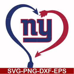 new york giants heart svg, giants heart svg, nfl svg, png, dxf, eps digital file nfl2510207l