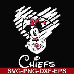 kansas city chiefs heart svg, png, dxf, eps digital file nnfl0039