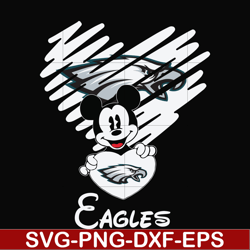 eagles heart svg, png, dxf, eps digital file nnfl0041