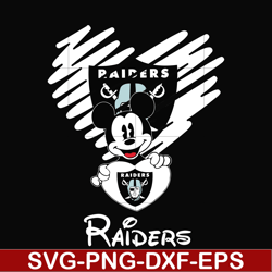 raiders heart svg, png, dxf, eps digital file nnfl0048