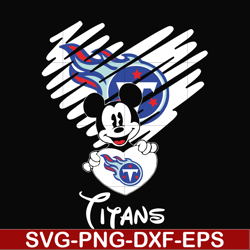 tenesses titans heart svg, png, dxf, eps digital file nnfl0053