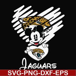 jacksonville jaguars heart svg, png, dxf, eps digital file nnfl0056
