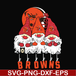 gnomes cleveland browns svg, gnomes svg, browns svg, png, dxf, eps digital file nnfl0307008