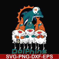 gnomes miami dolphins svg, gnomes svg, dolphins svg, png, dxf, eps digital file nnfl0307017