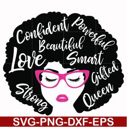 unbothered black girl svg, afro woman svg, african american woman svg, png, dxf, eps file oth0004