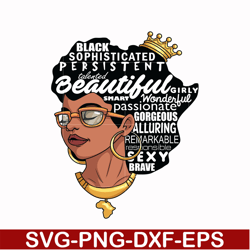 african american print svg, png, dxf, eps digital file oth0008