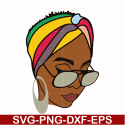 unbothered black girl svg, afro woman svg, african american woman svg, png, dxf, eps file oth0008