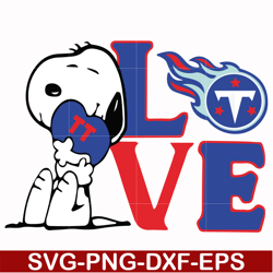 snoopy love tennessee titans svg, png, dxf, eps digital file td27