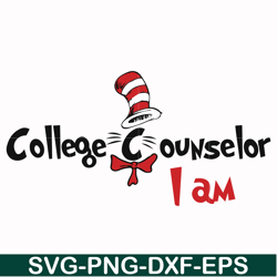 college counselor i am svg, png, dxf, eps file dr000134