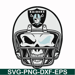 las vegas raiders skull, svg, png, dxf, eps file nfl0000188