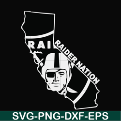 raider nation, svg, png, dxf, eps file nfl0000190