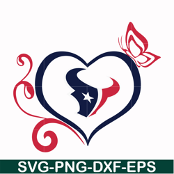 houton texans heart svg, texans svg, nfl svg, png, dxf, eps digital file nfl10102036l