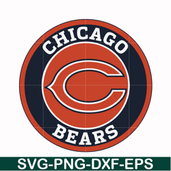 chicago bears logo svg, chicago bears svg, sport svg, nfl svg, png, dxf, eps digital file nfl111004t