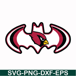 bat arizona cardinals svg, cardinals svg, nfl svg, png, dxf, eps digital file nfl11102029l