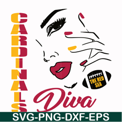 cardinals diva svg, cardinals svg, nfl svg, png, dxf, eps digital file nfl11102042l