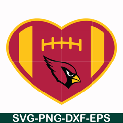 arizona cardinals heart svg, cardinals heart svg, nfl svg, png, dxf, eps digital file nfl1110208l