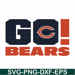 chicago bears go falcons svg, chicago bears svg, bears svg, sport svg, nfl svg, png, dxf, eps digital file nfl111030t