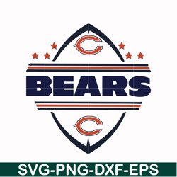 chicago bears svg, bears svg, sport svg, nfl svg, png, dxf, eps digital file nfl111035t