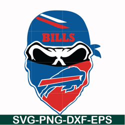 buffalo bills skull svg, bills skull svg, nfl svg, png, dxf, eps digital file nfl13102013l