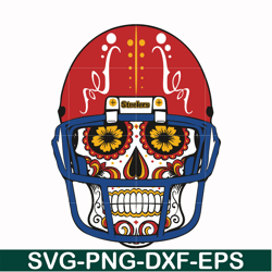 pittsburgh steelers skull svg, pittsburgh steelers svg, skull svg, sport svg, nfl svg, png, dxf, eps digital file nfl131