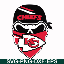 kansas city chiefs skull svg, chiefs skull svg, nfl svg, png, dxf, eps digital file nfl21102015l