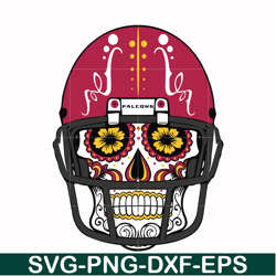 atlanta falcons skull svg, falcons svg, sport svg, nfl svg, png, dxf, eps digital file nfl2110202025t