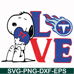 snoopy love tennessee titans svg, png, dxf, eps digital file td27
