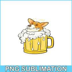 corgi dog beer drinking png drinking party png corgi and beer png