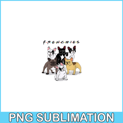 frenchie bulldog and friends png, french bulldog png, french dog artwork png