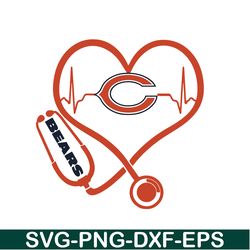 love with bears svg png eps, national football league svg, nfl lover svg