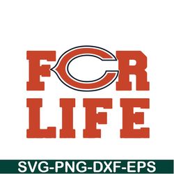 chicago bears for life svg png eps, nfl team svg, national football league svg