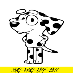 mrs. retriever dalmatian svg png dxf eps bluey character svg bluey cartoon svg