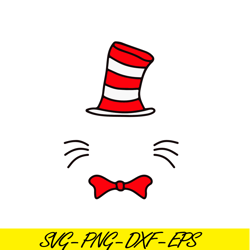 dr seuss hat svg, dr seuss svg, cat in the hat svg ds104122310